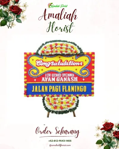 Bunga Papan Congratulation di Ngajum